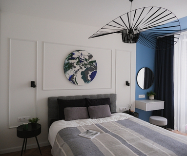 Home in Blue — интериорен проект от Atelier by Doli